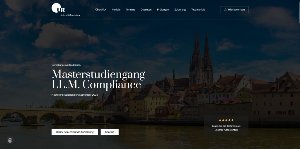 Universität Regensburg - In Zusammenarbeit mit Corominas Consulting GmbH